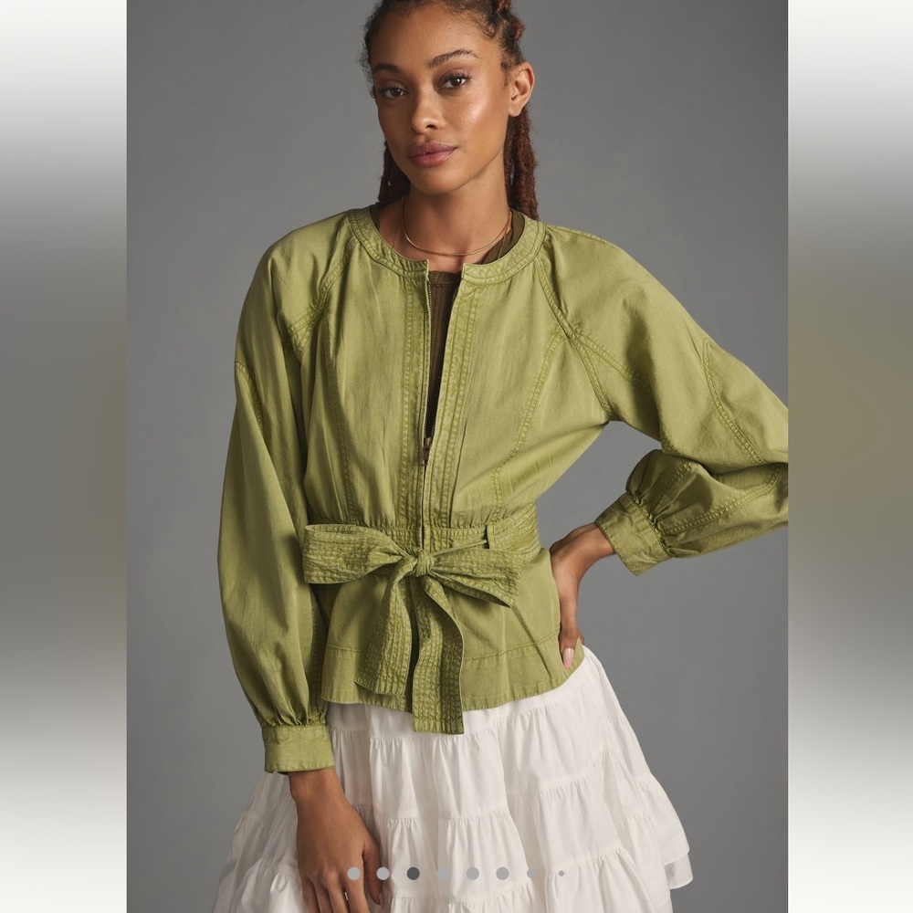 Anthropologie tie jacket